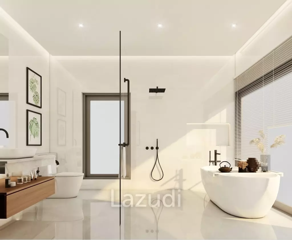 4-Bed Sunset Sea View Villa in Bang Makam