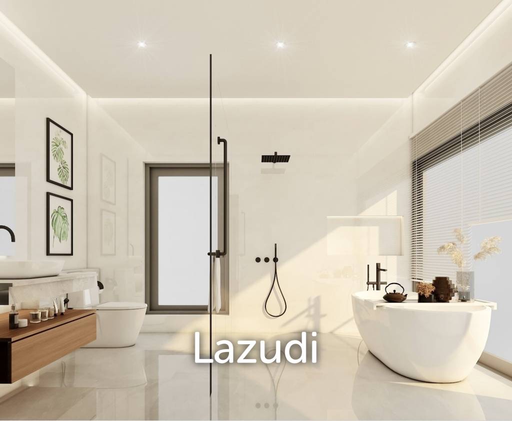 4-Bed Sunset Sea View Villa in Bang Makam