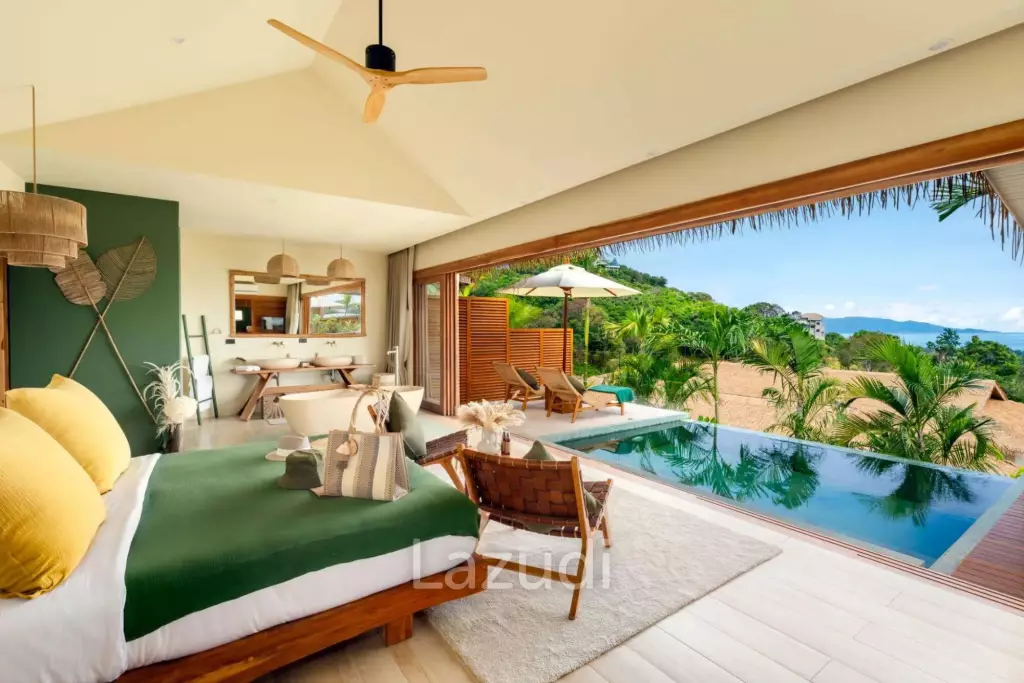 1-Bed Sea View Villa at Wild Cottages Elephant Sanctuary Resort