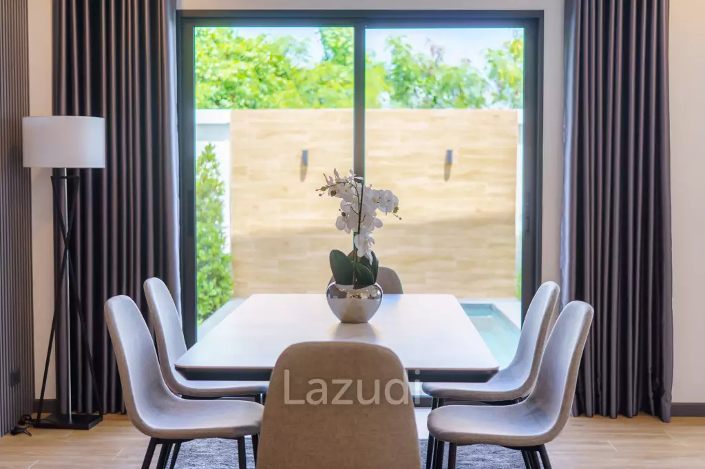 4 Beds 3 Baths 208 SQ.M. Modern Pool Villa Near Mabprachan
