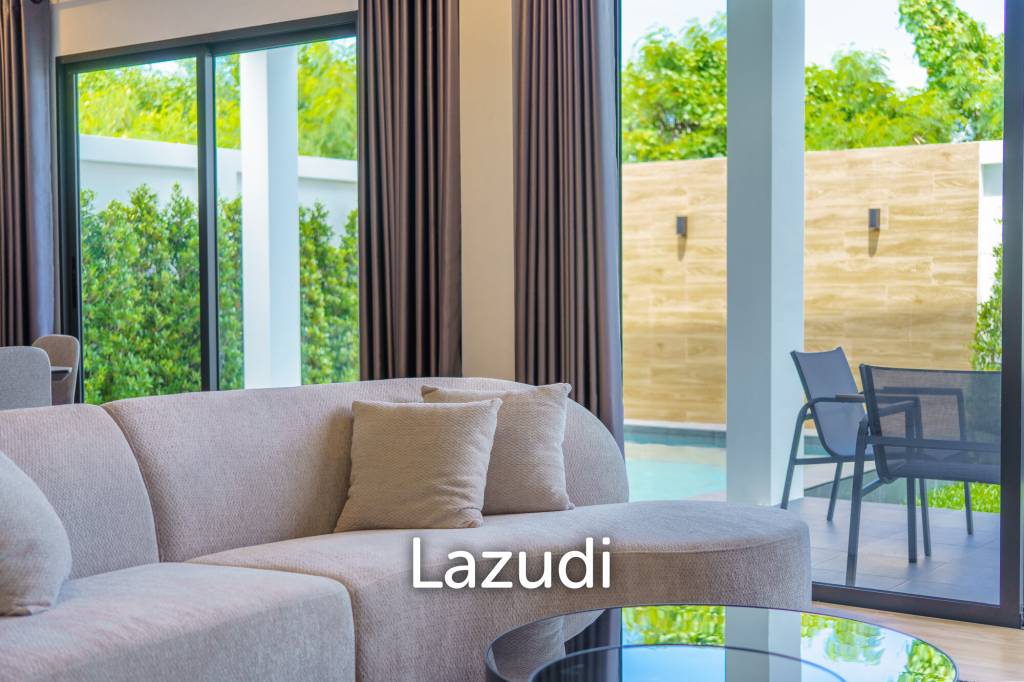 4 Beds 3 Baths 208 SQ.M. Modern Pool Villa Near Mabprachan