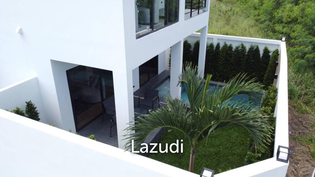 4 Beds 3 Baths 208 SQ.M. Modern Pool Villa Near Mabprachan
