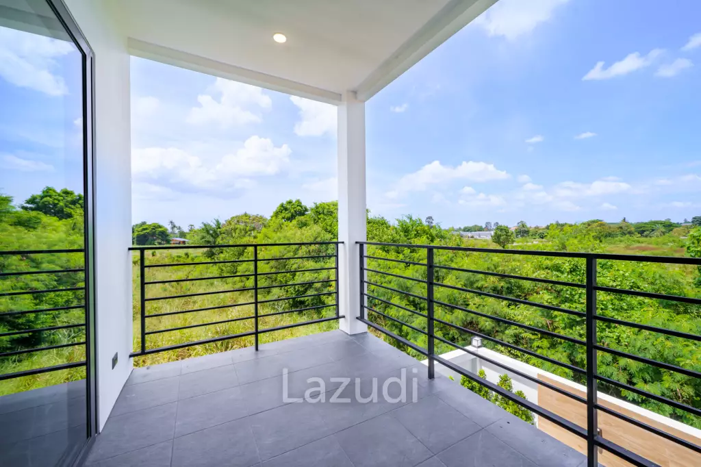 4 Beds 3 Baths 208 SQ.M. Modern Pool Villa Near Mabprachan