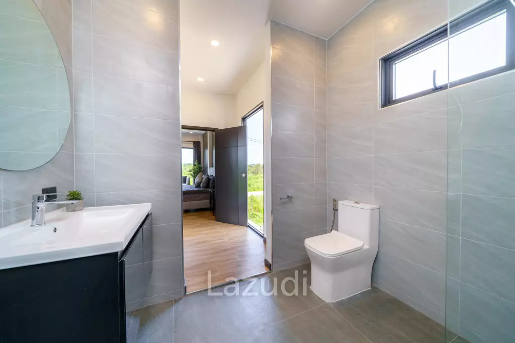 4 Beds 3 Baths 208 SQ.M. Modern Pool Villa Near Mabprachan