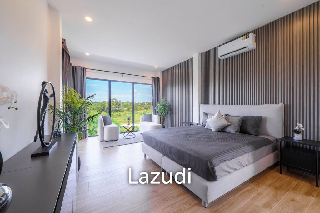 4 Beds 3 Baths 208 SQ.M. Modern Pool Villa Near Mabprachan