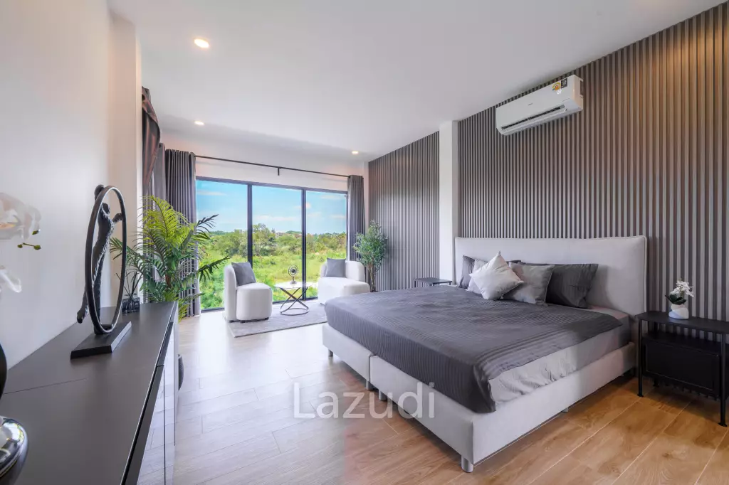 4 Beds 3 Baths 208 SQ.M. Modern Pool Villa Near Mabprachan