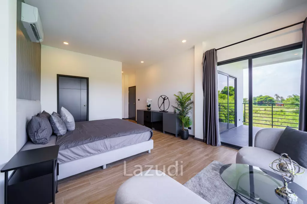 4 Beds 3 Baths 208 SQ.M. Modern Pool Villa Near Mabprachan