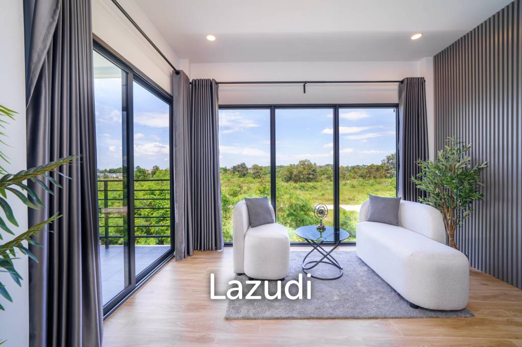 4 Beds 3 Baths 208 SQ.M. Modern Pool Villa Near Mabprachan