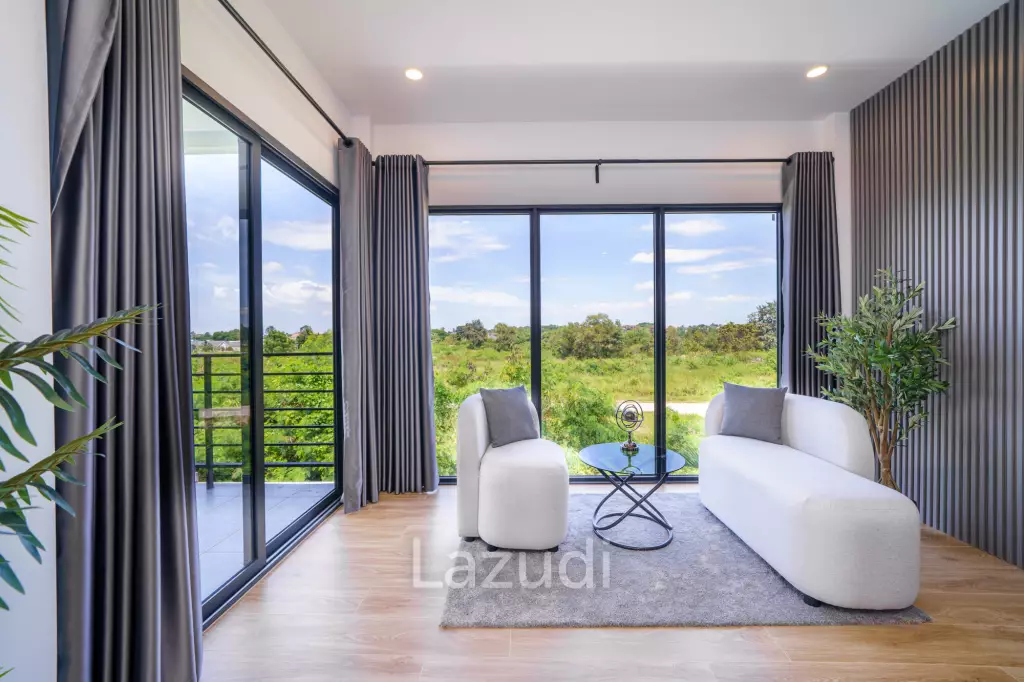 4 Beds 3 Baths 208 SQ.M. Modern Pool Villa Near Mabprachan