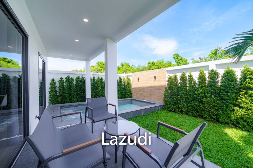 4 Beds 3 Baths 208 SQ.M. Modern Pool Villa Near Mabprachan