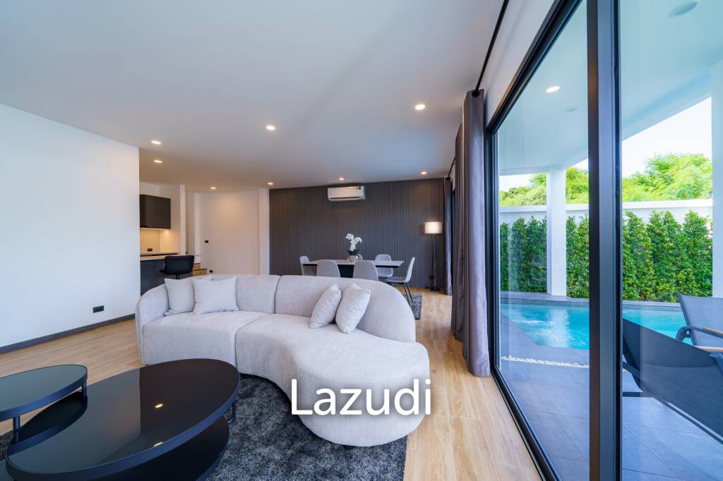 4 Beds 3 Baths 208 SQ.M. Modern Pool Villa Near Mabprachan