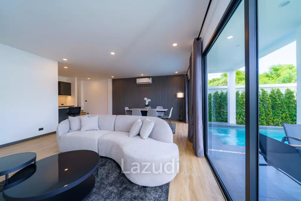 4 Beds 3 Baths 208 SQ.M. Modern Pool Villa Near Mabprachan