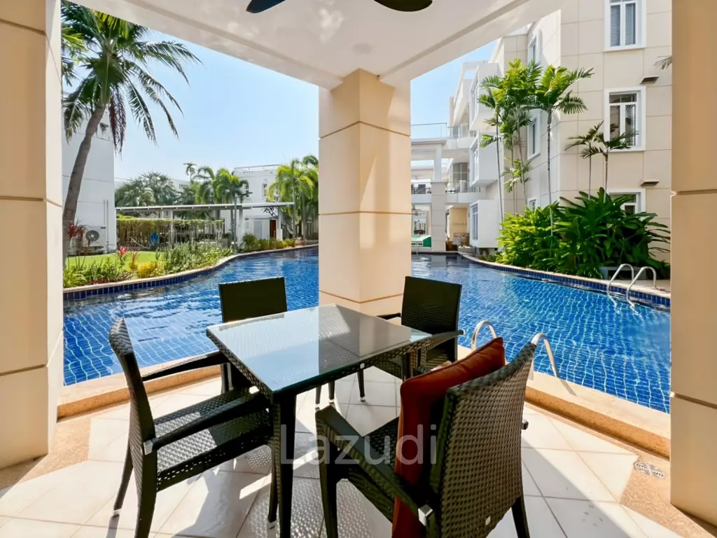 148 sqm 2 Bedroom Pool Access Condo in Hua Hin Blue Lagoon