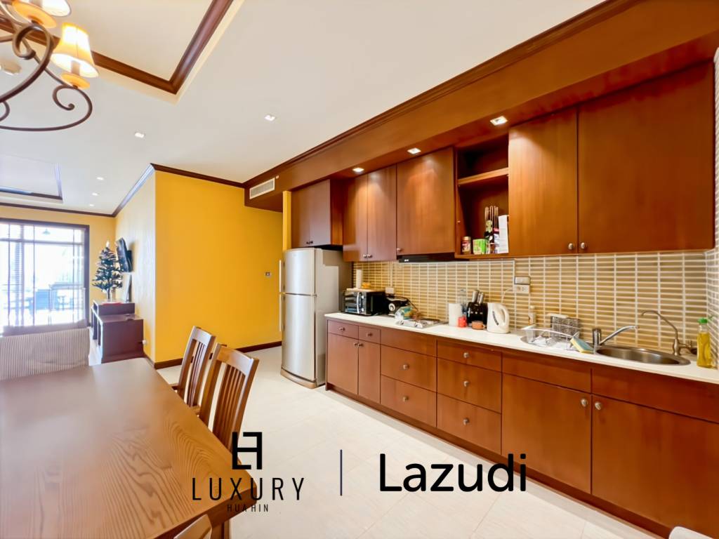 148 sqm 2 Bedroom Pool Access Condo in Hua Hin Blue Lagoon