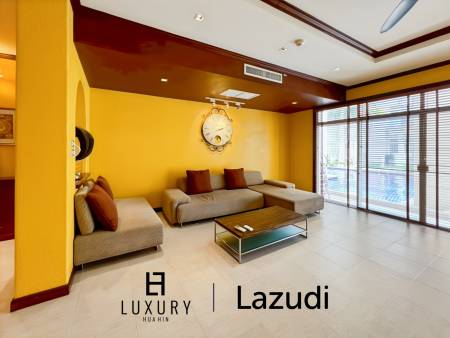 148 sqm 2 Bedroom Pool Access Condo in Hua Hin Blue Lagoon
