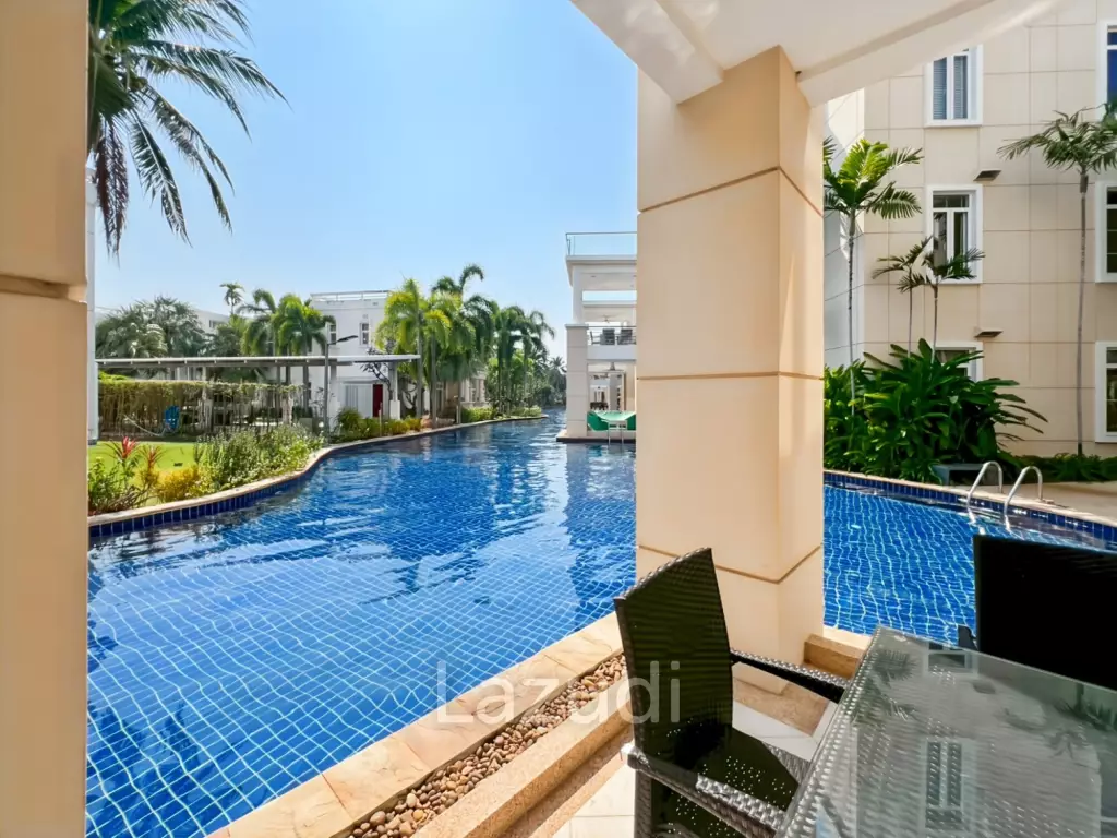 148 sqm 2 Bedroom Pool Access Condo in Hua Hin Blue Lagoon