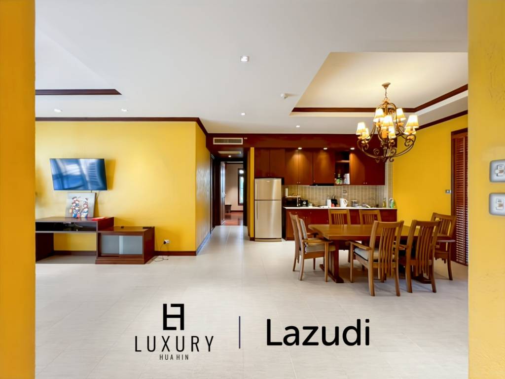 148 sqm 2 Bedroom Pool Access Condo in Hua Hin Blue Lagoon