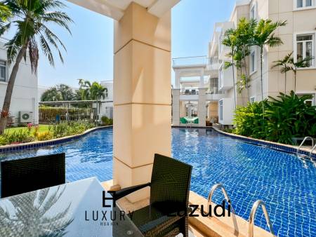 148 sqm 2 Bedroom Pool Access Condo in Hua Hin Blue Lagoon