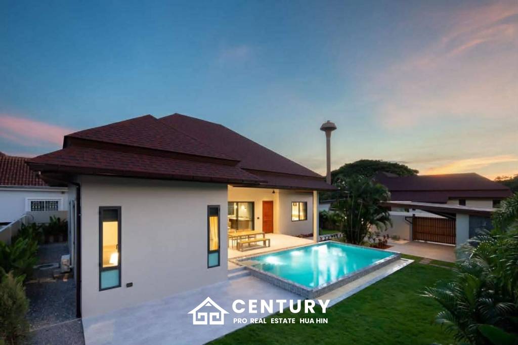 Off Plan  - Modern pool villa in Panorama Black Mountain Hua Hin