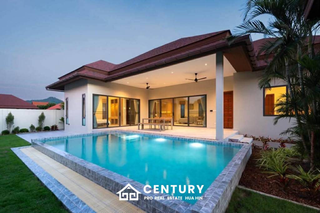 Off Plan  - Modern pool villa in Panorama Black Mountain Hua Hin