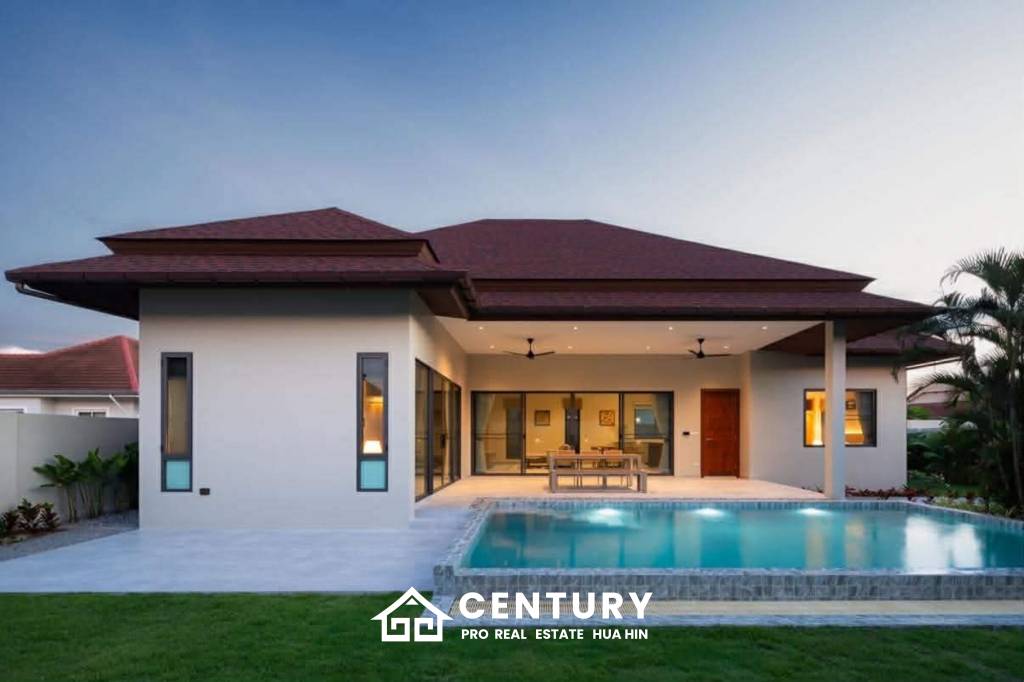 Off Plan  - Modern pool villa in Panorama Black Mountain Hua Hin