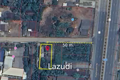 ขายที่ดิน 121 ตรว. ผังสีแดงใกล้ถนนหลัก อ.แม่จัน
