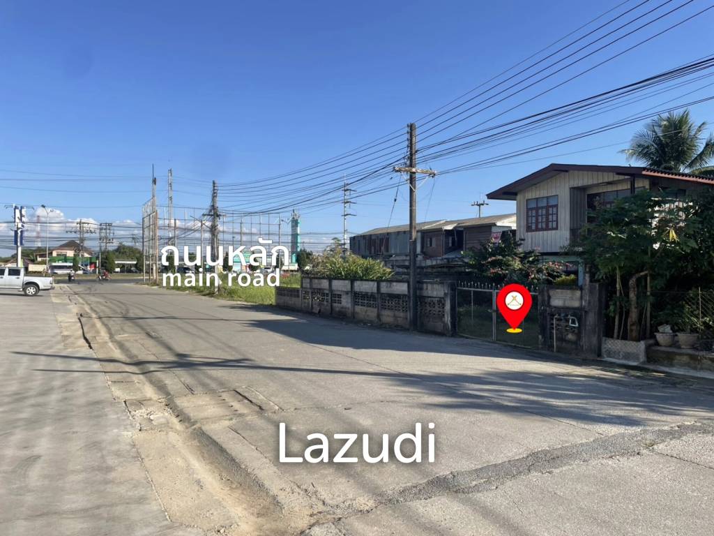 ขายที่ดิน 121 ตรว. ผังสีแดงใกล้ถนนหลัก อ.แม่จัน
