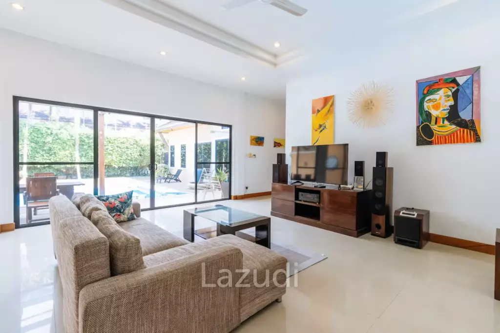 Spacious 4-Bedroom Pool Villa for Rent in Chalong