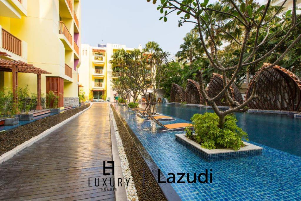 52 sqm condo with pool access at Mykonos Hua Hin City