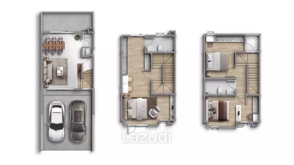Townhouse 3 storey 24.1 SQ.W