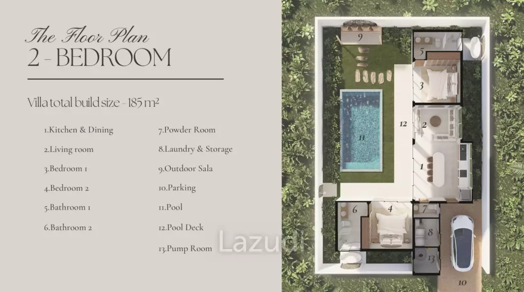 Elevated Tropical Living 2-Bed In Mae Nam