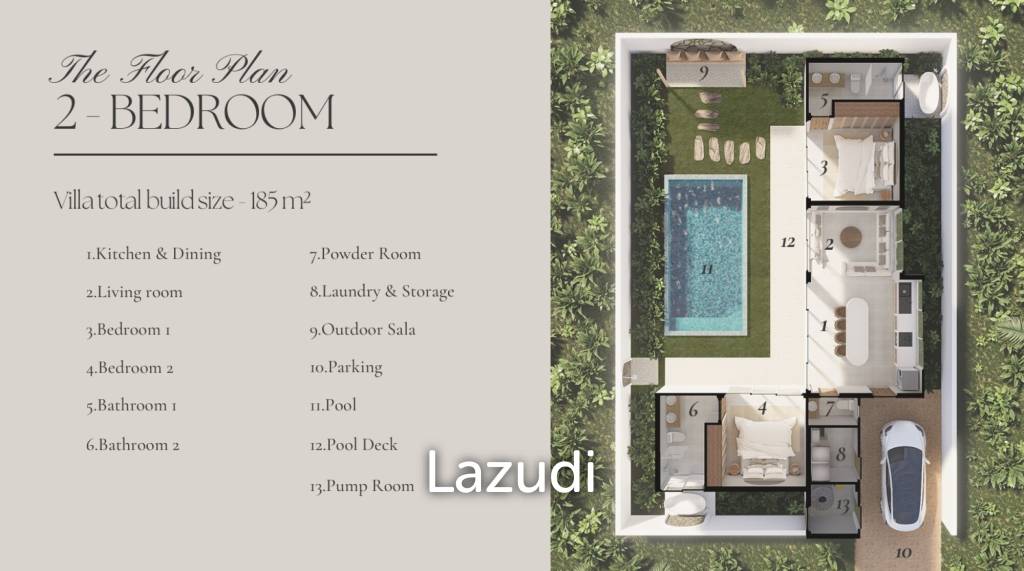 Elevated Tropical Living 2-Bed In Mae Nam