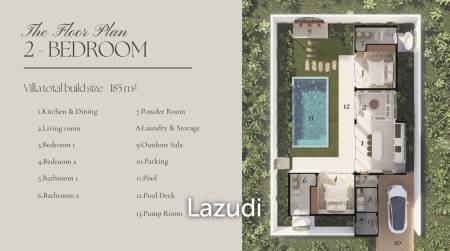 Elevated Tropical Living 2-Bed In Mae Nam