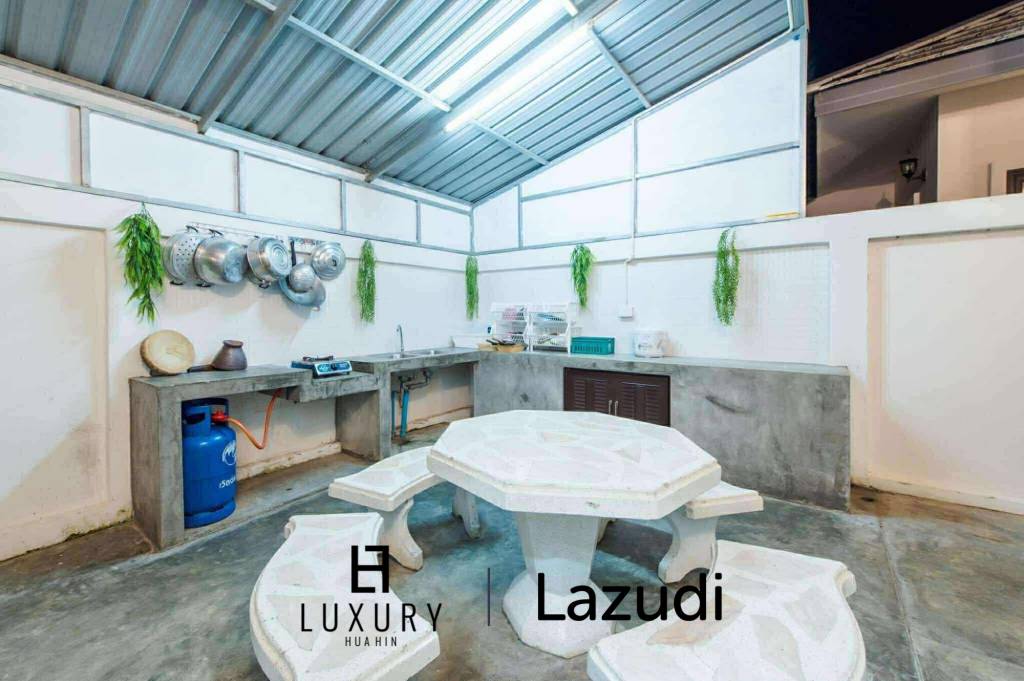 320 sqm family pool villa with slides in Thap Tai Hua Hin