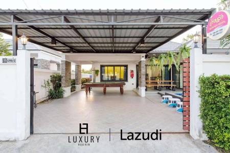 320 sqm family pool villa with slides in Thap Tai Hua Hin