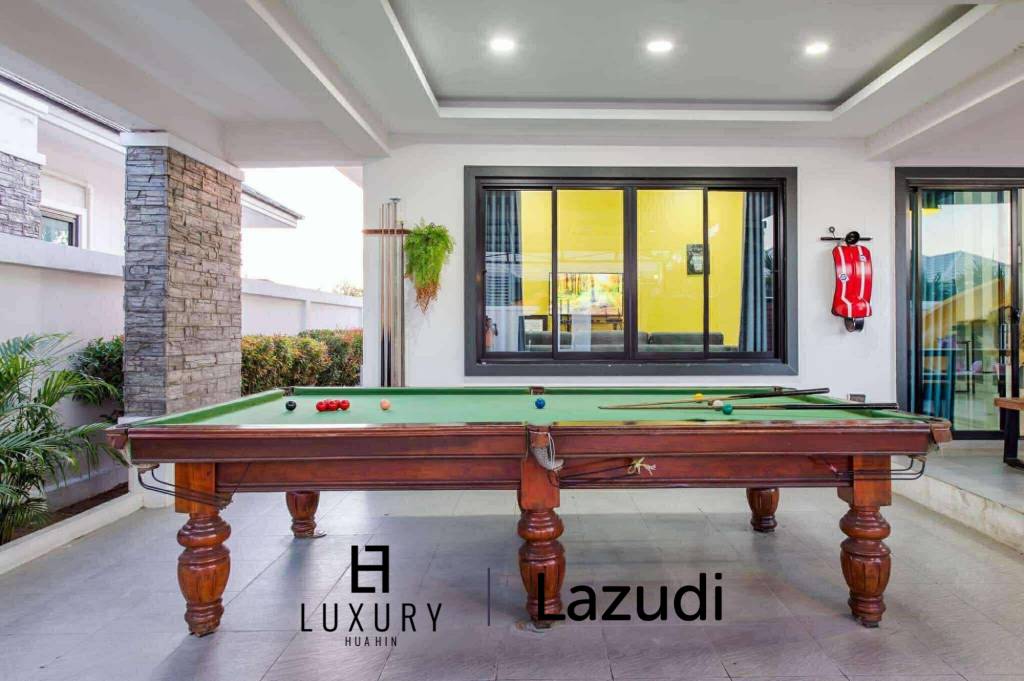 320 sqm family pool villa with slides in Thap Tai Hua Hin