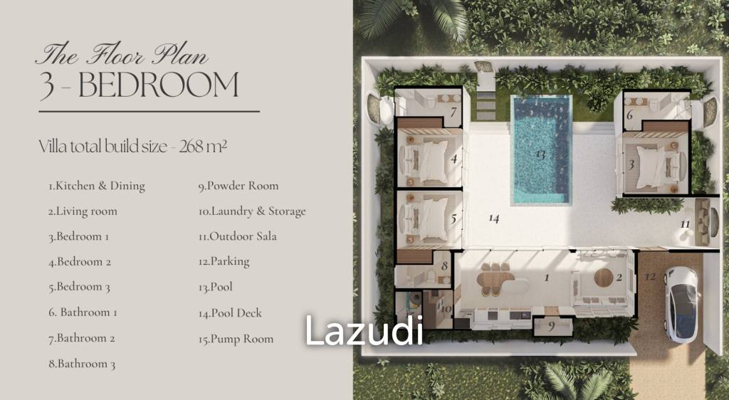 Elevated Tropical Living 3-Bed In Mae Nam