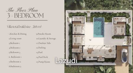 Elevated Tropical Living 3-Bed In Mae Nam