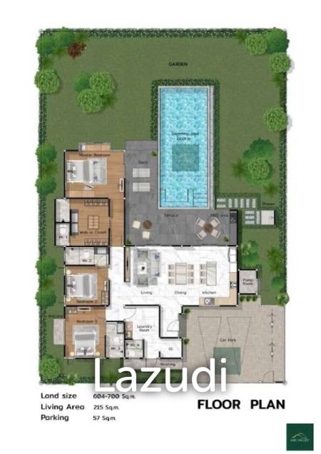 Beautiful House in Thap Tai Hua Hin | New 3 bed Pool Villas