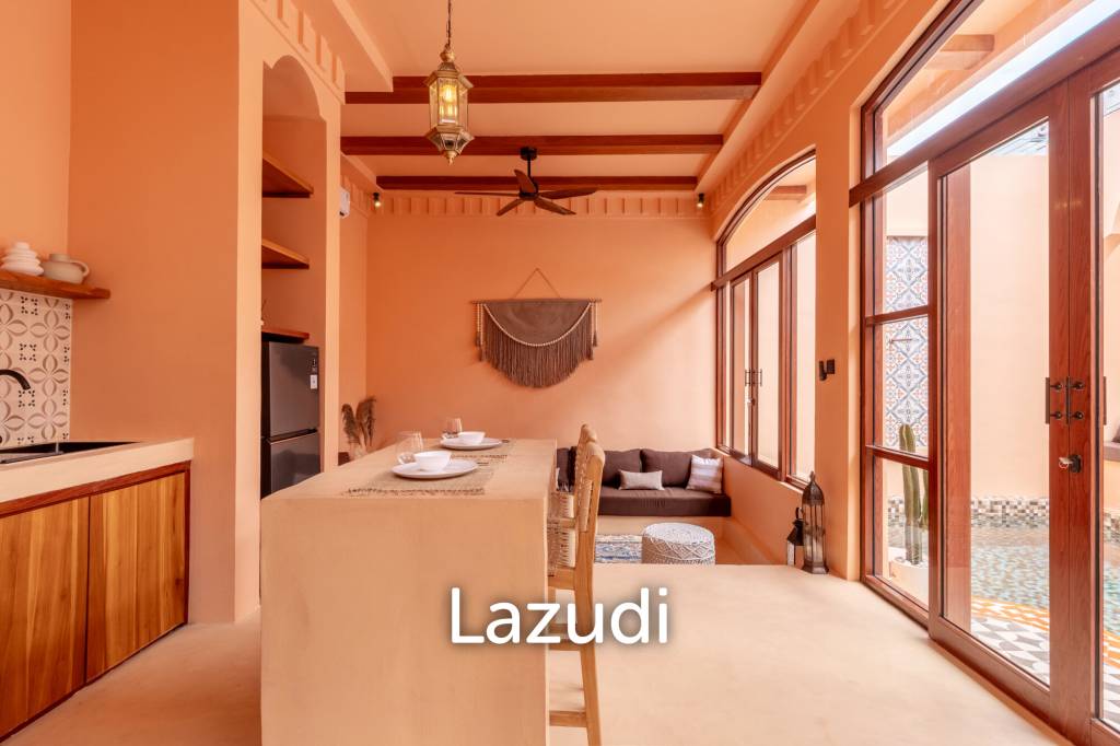 One Bedroom Moroccan style Terra Cotta Villa 5 minutes from Padang-Padang Beach