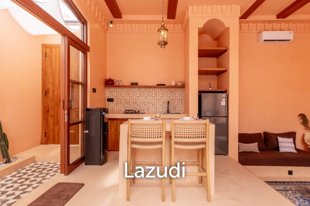 One Bedroom Moroccan style Terra Cotta Villa 5 minutes from Padang-Padang Beach