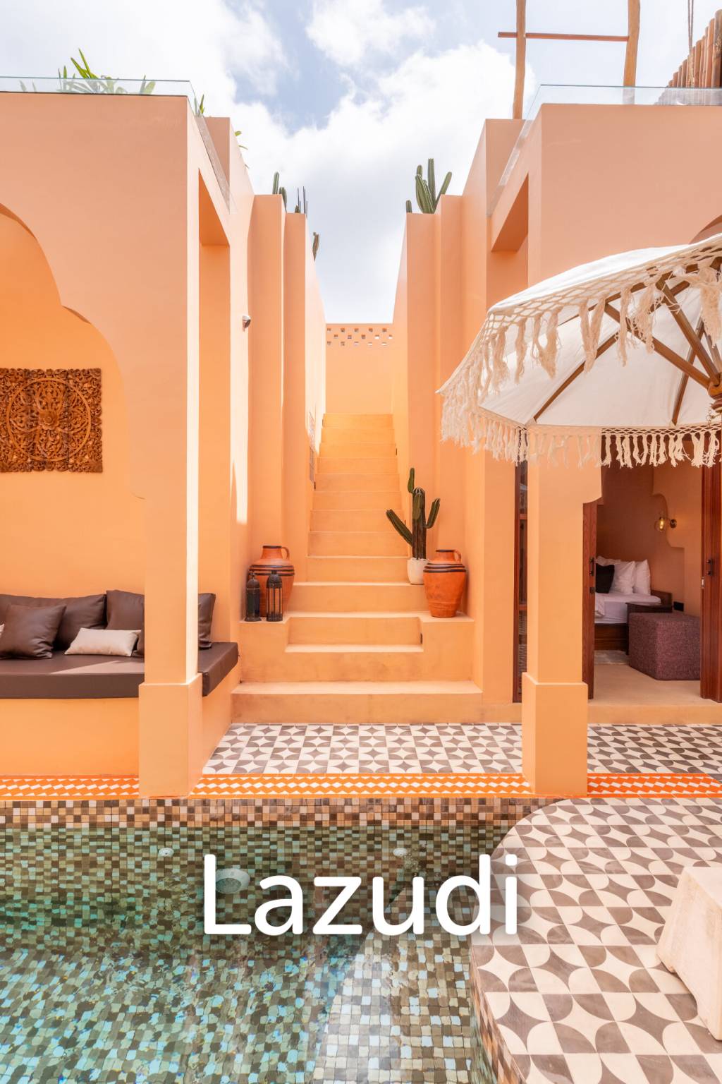 One Bedroom Moroccan style Terra Cotta Villa 5 minutes from Padang-Padang Beach