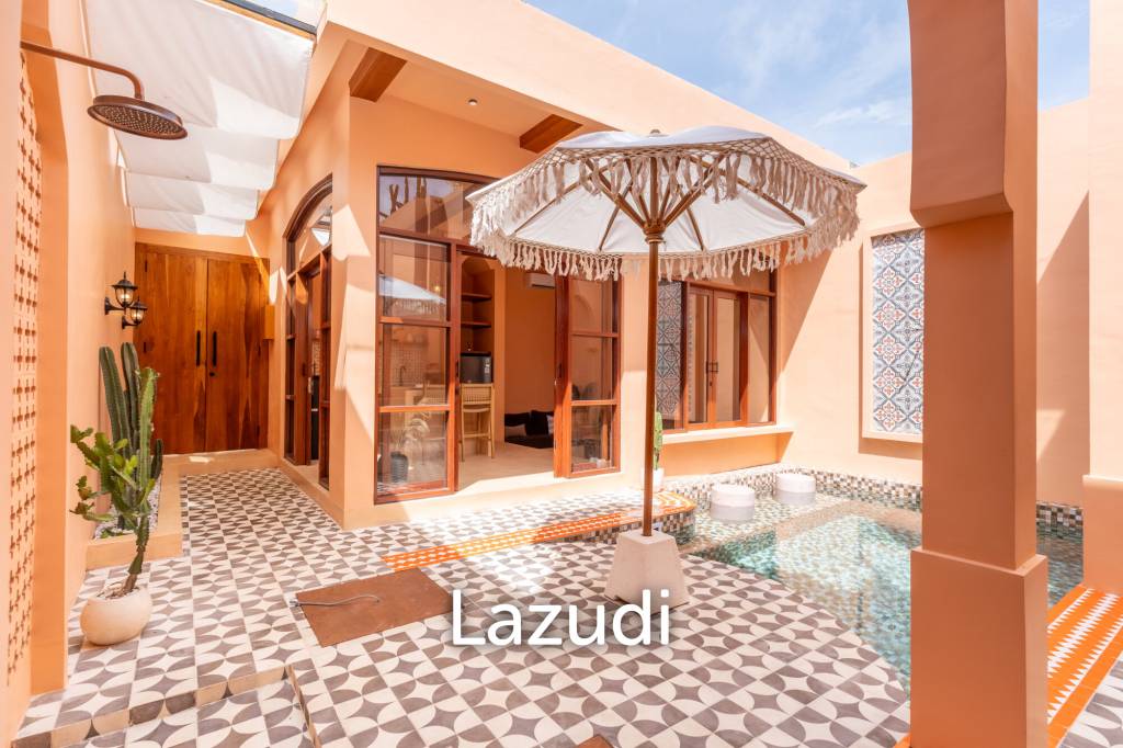 One Bedroom Moroccan style Terra Cotta Villa 5 minutes from Padang-Padang Beach