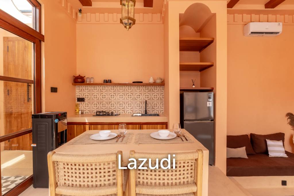One Bedroom Moroccan style Terra Cotta Villa 5 minutes from Padang-Padang Beach