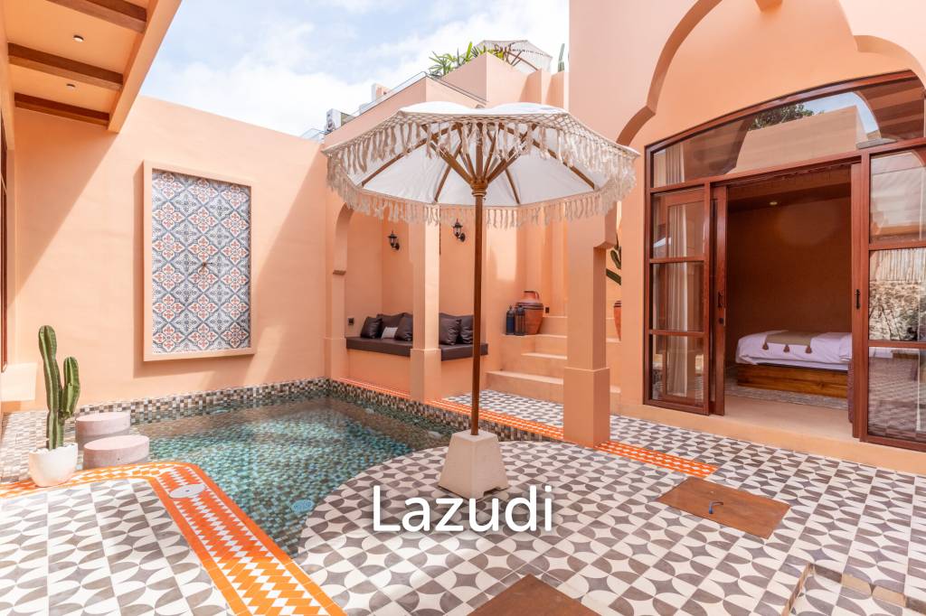 One Bedroom Moroccan style Terra Cotta Villa 5 minutes from Padang-Padang Beach