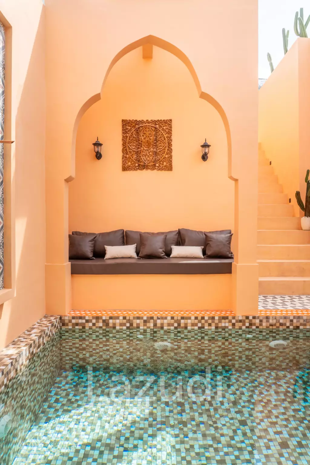 One Bedroom Moroccan style Terra Cotta Villa 5 minutes from Padang-Padang Beach