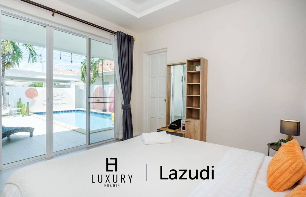 3-Bed Pool Villa on 350 sqm Plot for Sale in Cha Am