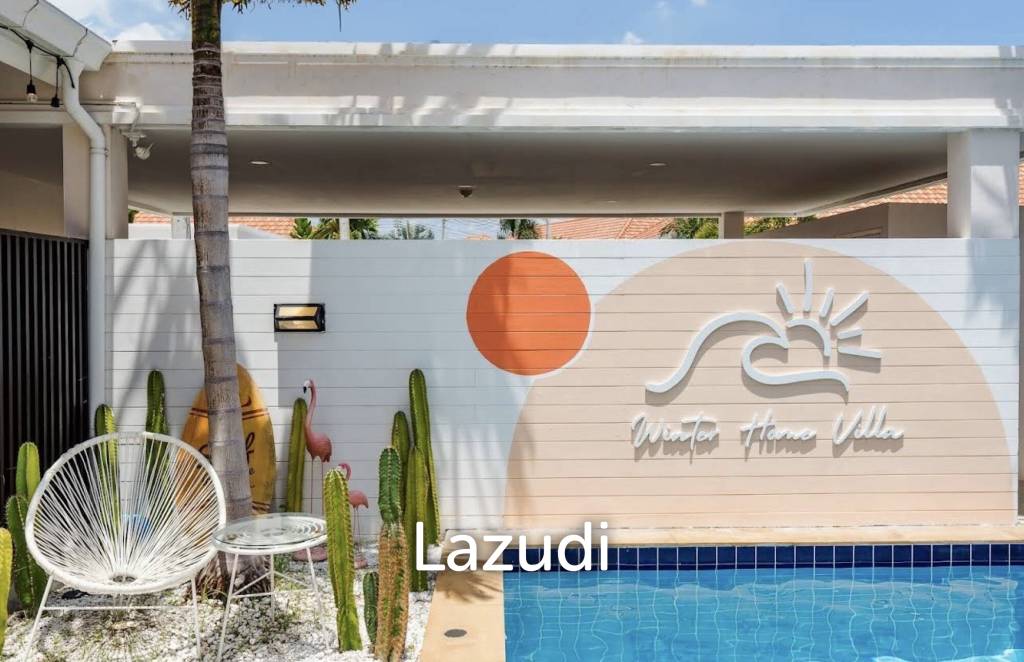 3-Bed Pool Villa on 350 sqm Plot for Sale in Cha Am