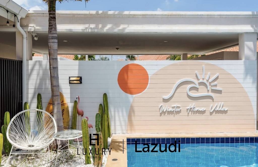 3-Bed Pool Villa on 350 sqm Plot for Sale in Cha Am