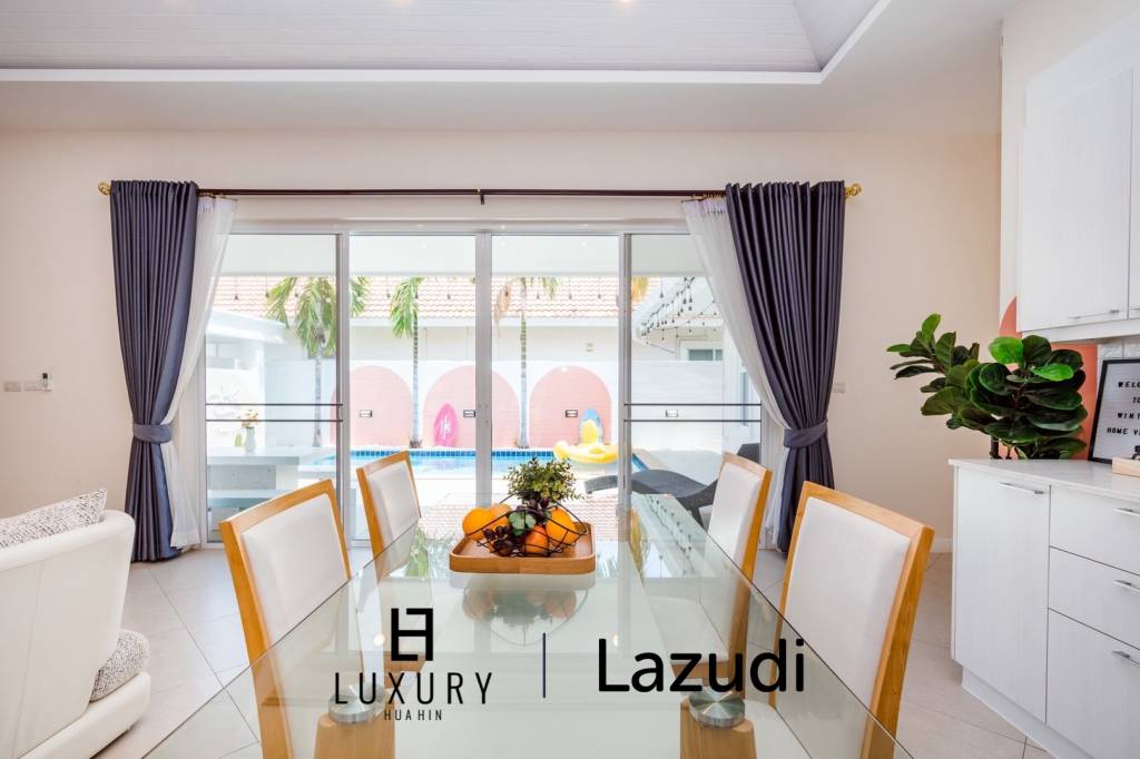 3-Bed Pool Villa on 350 sqm Plot for Sale in Cha Am